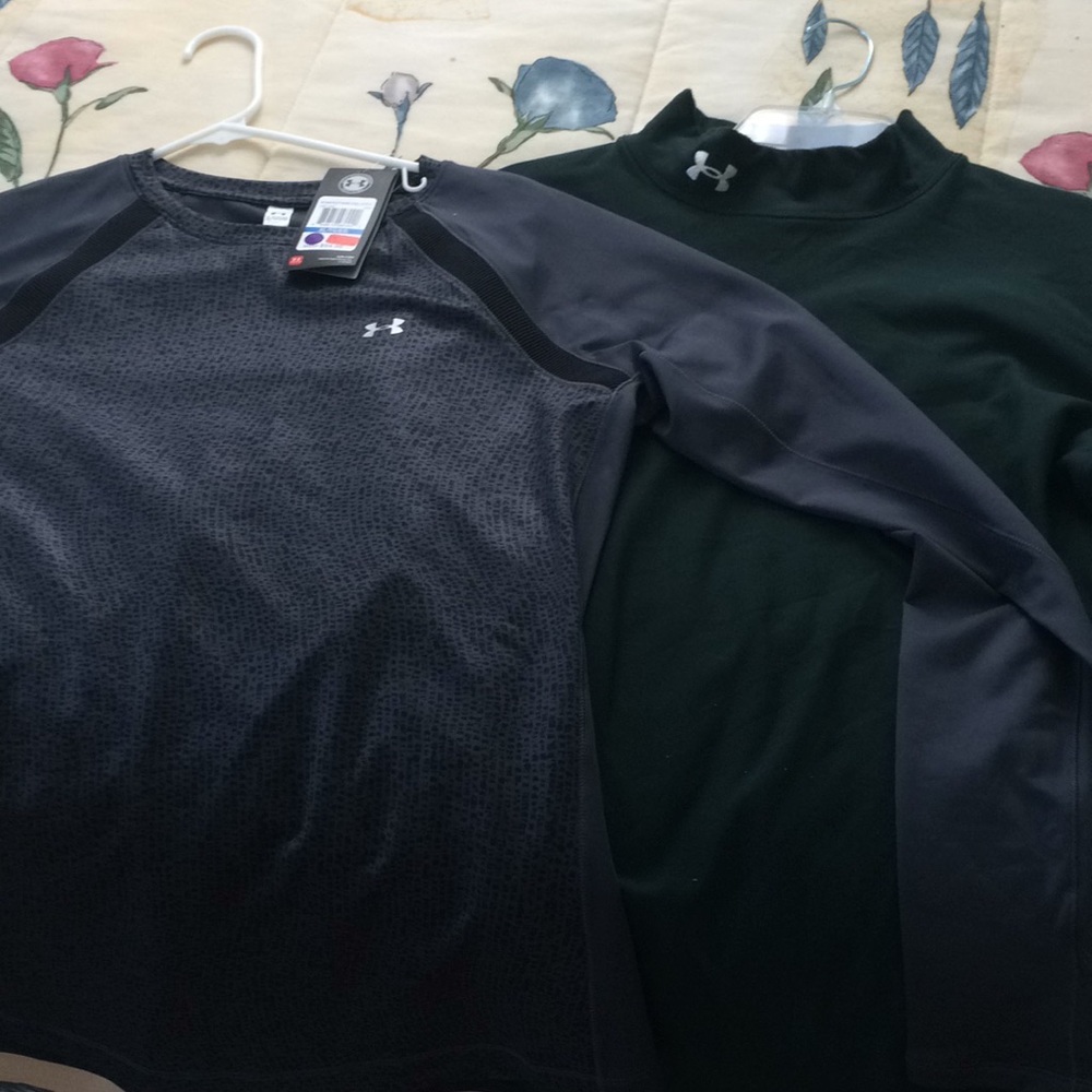 Two youth XL long sleeve under Armour